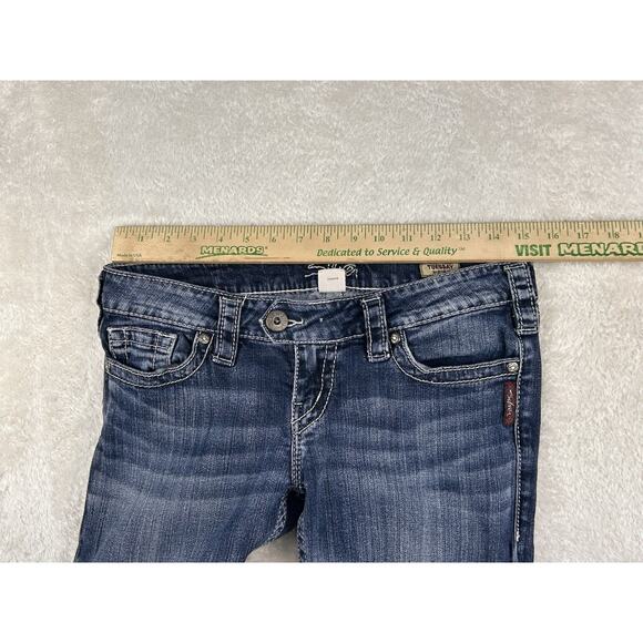 Silver Jeans Tuesday Bootcut Jeans Women's 29x33 Blue Denim Stretch - Picture 5 of 11